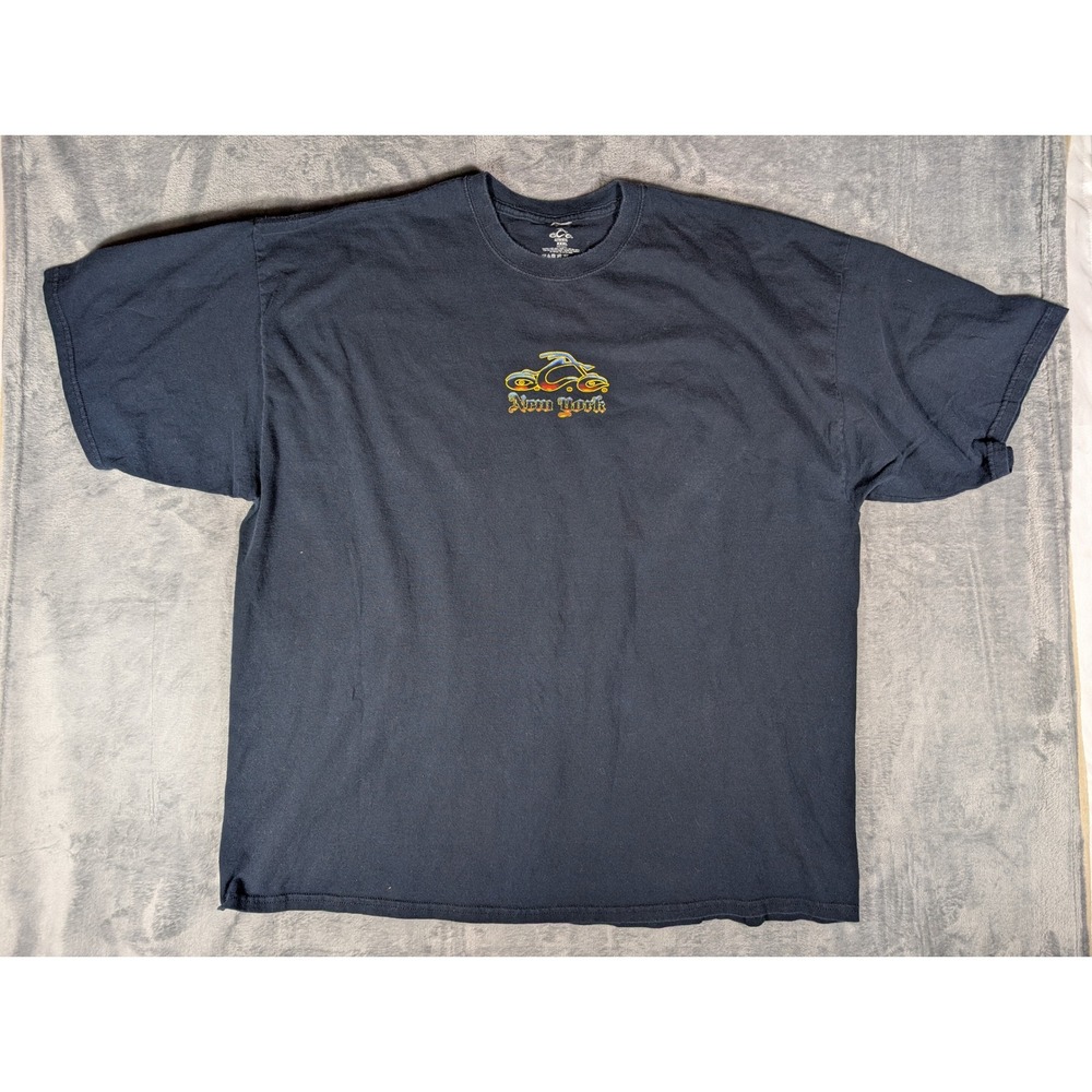 Orange County Choppers OCC New York T-Shirt Mens XXXL Black Statue of Liberty